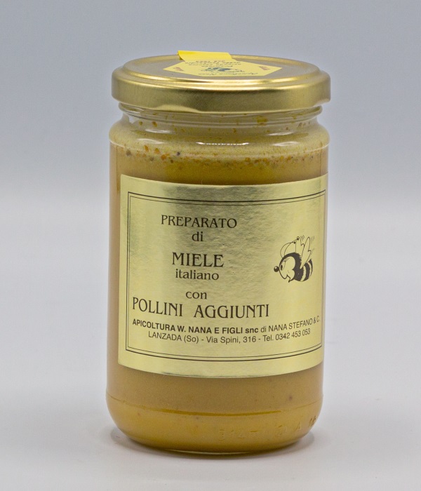 Preparato di miele e polline