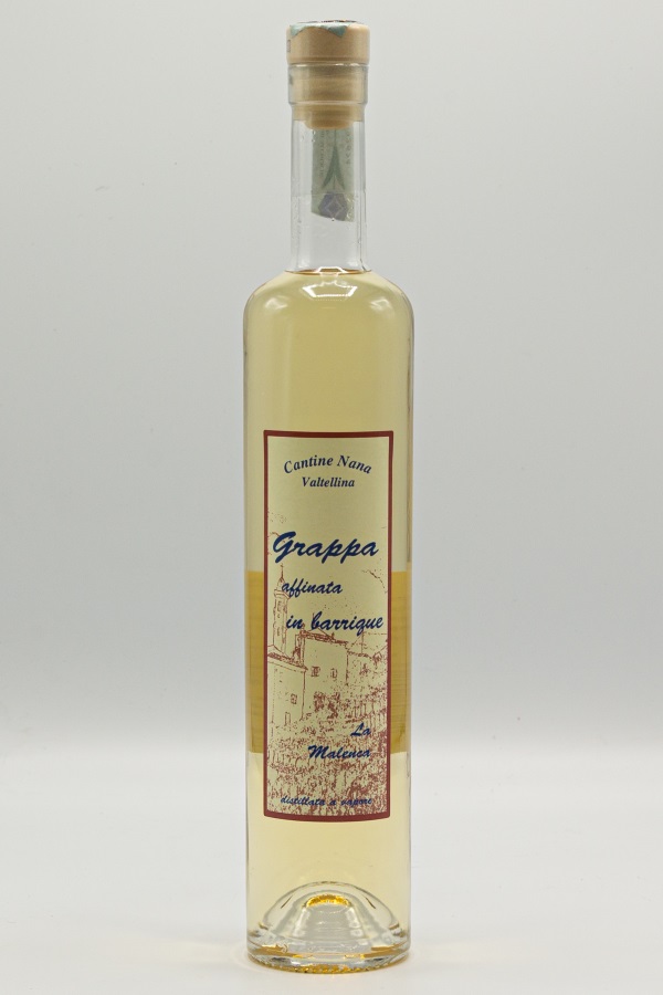 La Malenca barrique: Grappa affinata in barrique