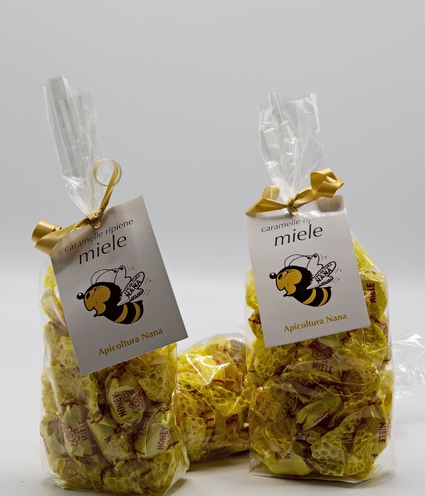 Caramelle riepiene di miele