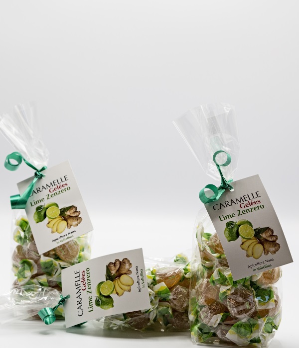 Caramelle lime e zenzero